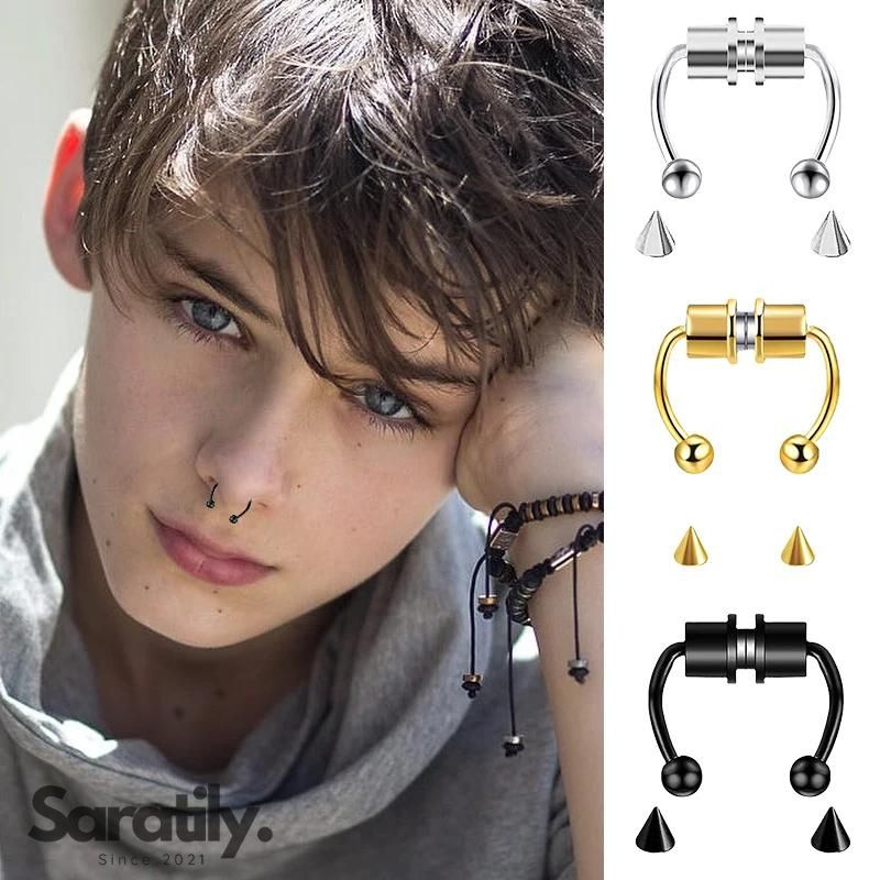 Saratily™ NoseClips - Magnetic Septum Ring Piercing