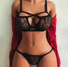 Lace Halter Lingerie & Garter Set