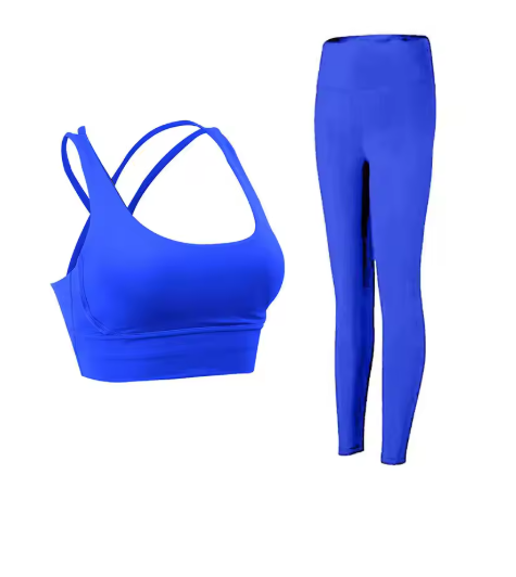 Women’s 2-Piece Yoga Fitness Tracksuit – Sports Bra & Leggings Set