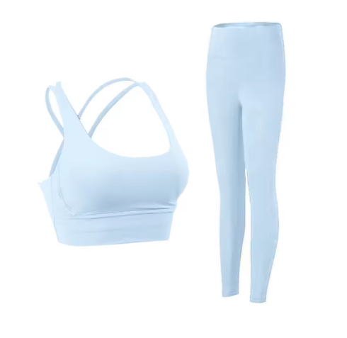 Women’s 2-Piece Yoga Fitness Tracksuit – Sports Bra & Leggings Set