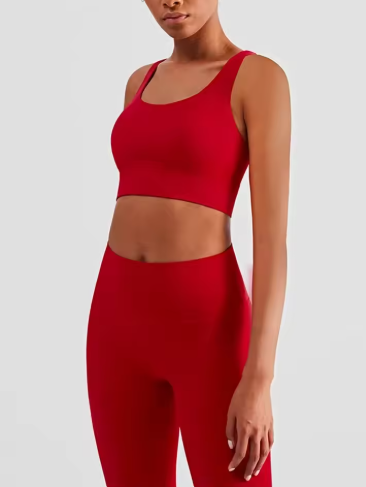 Women’s 2-Piece Yoga Fitness Tracksuit – Sports Bra & Leggings Set