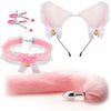 Flirty Fox Cosplay Set – Soft Tail, Cat Ears & Bow Choker