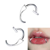 DarkBite™ Stainless Steel Vampire Lip Cuff – No Piercing