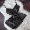 Women’s Satin Pajama Set | Cami Top & Bow Shorts Sleepwear