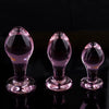 RoseLuxe™ Crystal Glass Plug – Elegant Night Fantasy