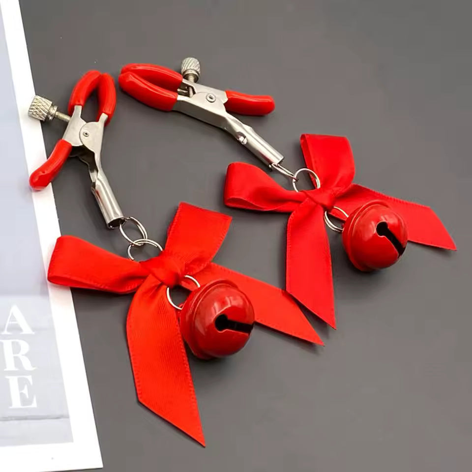 Adjustable Nipple Clamps with Bell | Metal Clip Set