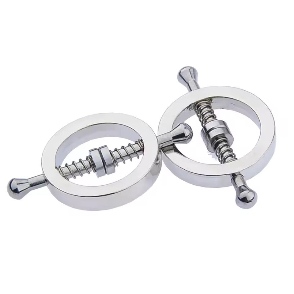 Stainless Steel Adjustable Nipple Clamps Set