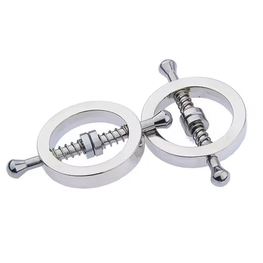 Stainless Steel Adjustable Nipple Clamps Set