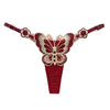 Sexy Lace Butterfly Thong | Women Low Waist G-String Panties