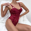 Women’s Lace Ribbed Bodysuit | Elegant Bodycon Top for Summer