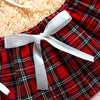 Plaid Cosplay Lingerie Set for Women | 2-Piece Babydoll Bra and Skirt