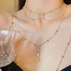 CrystalGlam™ Rhinestone Tassel Body Chain – Sparkling Chest Jewelry