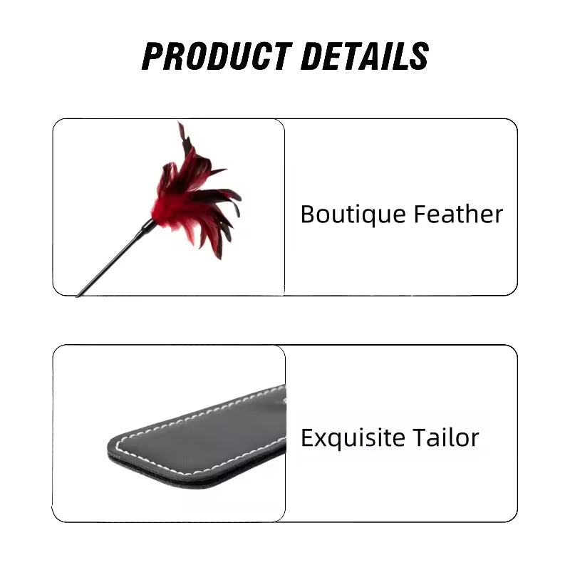 Temptation Feather Flogger Tease Whip