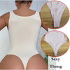 Women’s Seamless Shapewear Bodysuit | Deep U-Neck Stretchy Compression Body