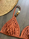 Sexy Pearl Strap Bikini Two-Piece Swimsuit for Women