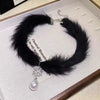 Midnight Pearl™ Plush Choker Necklace
