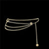 GoldenDrift™ Tassel Coin Waist Chain – Multilayer Beach Body Jewelry