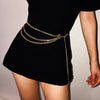 GoldenDrift™ Tassel Coin Waist Chain – Multilayer Beach Body Jewelry
