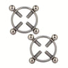 Stainless Steel Nipple Clamps | Adjustable Ring Breast Jewelry for Women