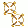 Stainless Steel Nipple Clamps | Adjustable Ring Breast Jewelry for Women