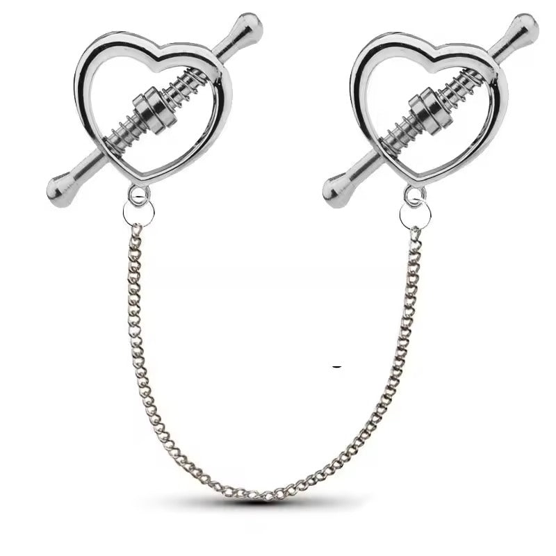 Stainless Steel Adjustable Nipple Clamps Set