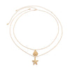 StarSea™ Scallop & Starfish Waist Chain – Minimalist Beach Body Jewelry