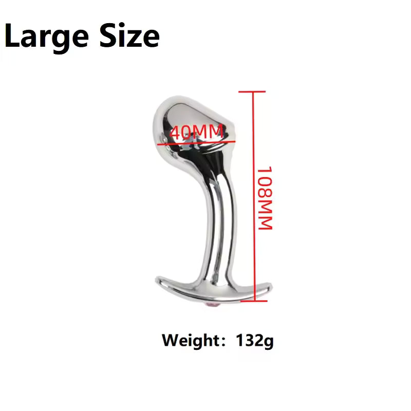 SteelTempt™ Metal Plug Set – S/M/L Sensation Collection