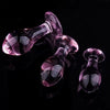 RoseLuxe™ Crystal Glass Plug – Elegant Night Fantasy