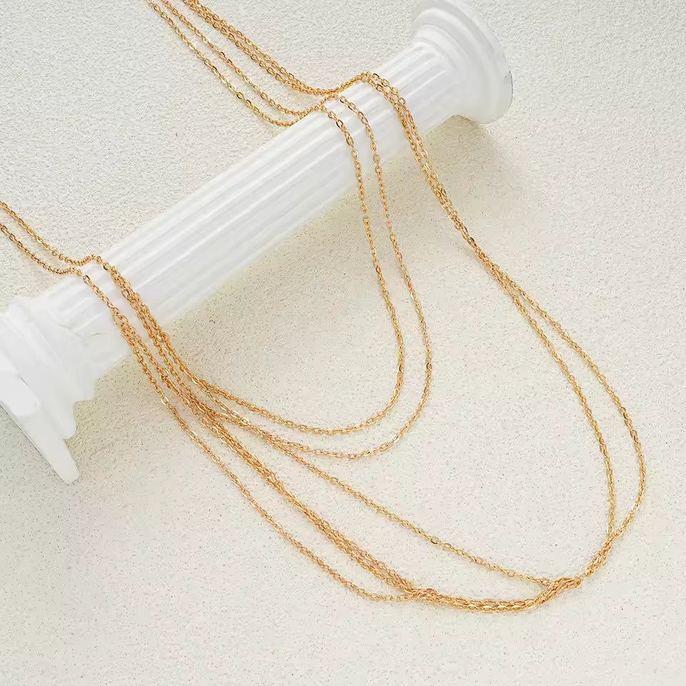 SunGleam™ Metal Chest Body Chain – Beach Harness Jewelry