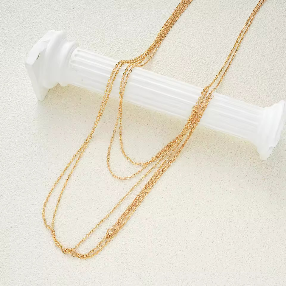 SunGleam™ Metal Chest Body Chain – Beach Harness Jewelry