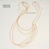 SunGleam™ Metal Chest Body Chain – Beach Harness Jewelry