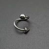 S-Curve™ 316L Stainless Steel Piercing Ring – 16G Body Jewelry