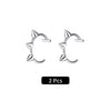 Saratily™ Stainless Steel Fake Lip & Nose Ring Set – No Piercing Needed