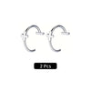 Saratily™ Stainless Steel Fake Lip & Nose Ring Set – No Piercing Needed