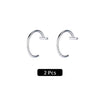 Saratily™ Stainless Steel Fake Lip & Nose Ring Set – No Piercing Needed
