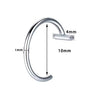 Saratily™ Stainless Steel Fake Lip & Nose Ring Set – No Piercing Needed