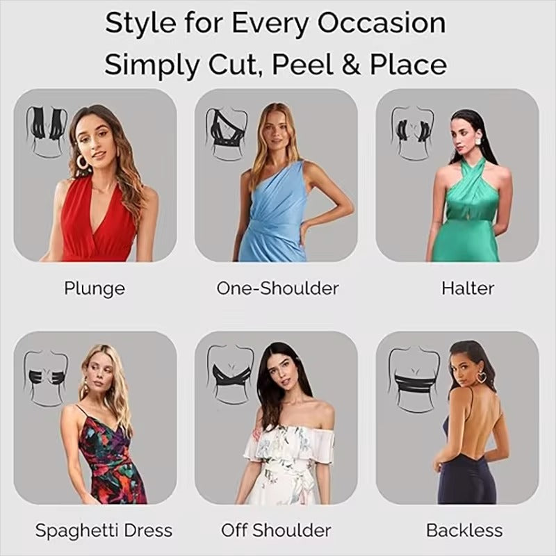 Elastic Breast Lifting Tape | Invisible Strapless Support for a Natural Lift