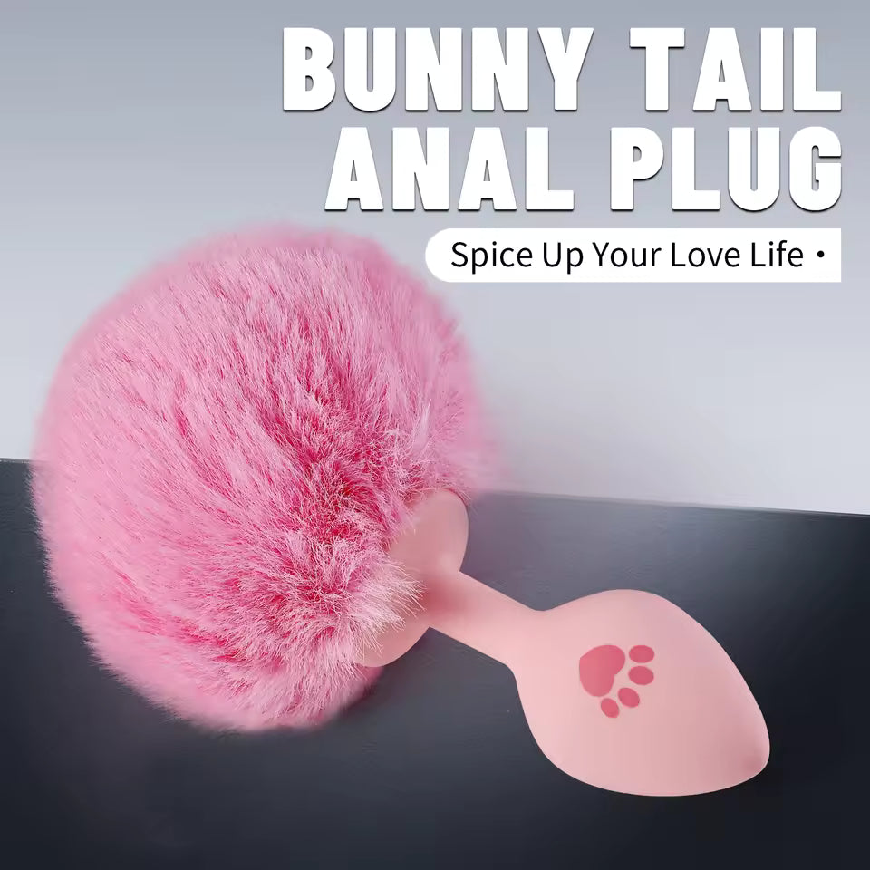 Plush Cat Paw Tail Plug – Flirty Fantasy Couple Toy