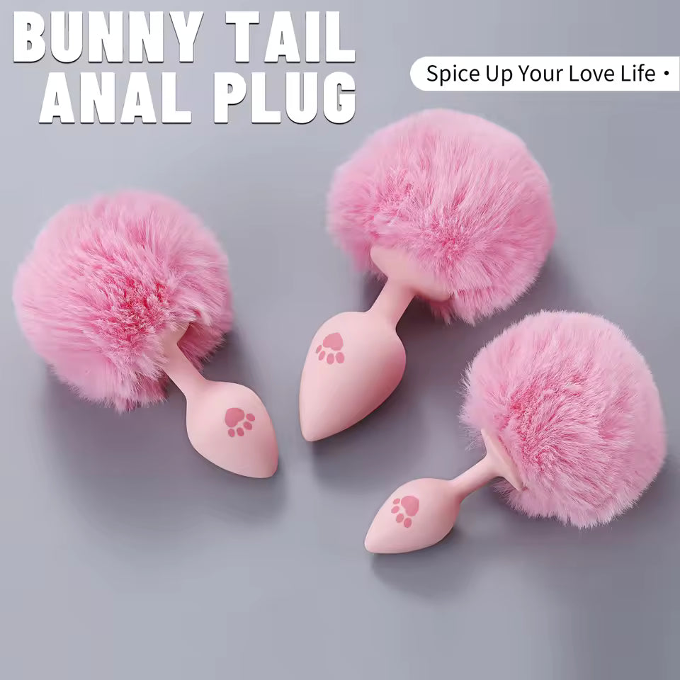 Plush Cat Paw Tail Plug – Flirty Fantasy Couple Toy