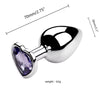 Diamond Metal Plug Set – Luxe S/M/L Couple Play