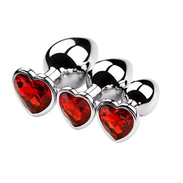 Diamond Metal Plug Set – Luxe S/M/L Couple Play