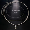 CrystalLuxe™ Water Drop Waist Chain – Double Layer Rhinestone Body Jewelry