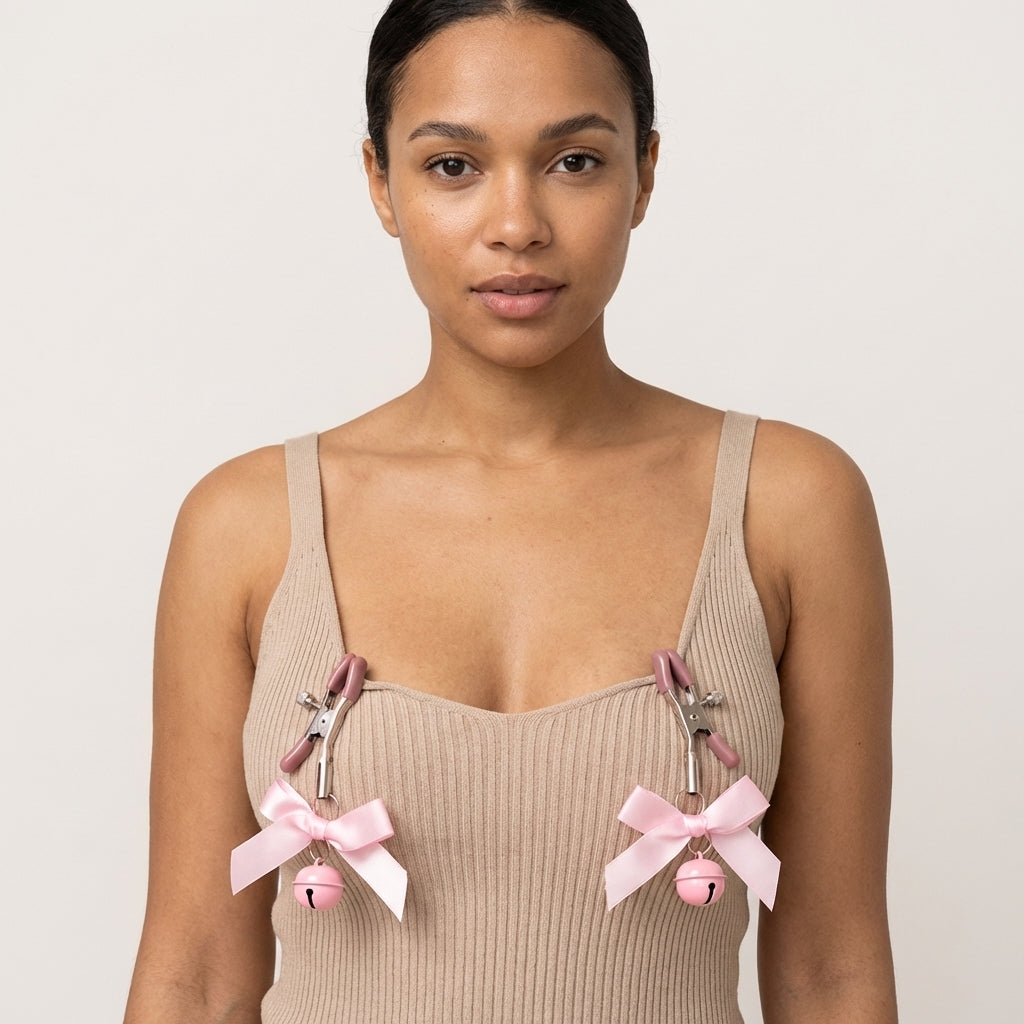 Adjustable Nipple Clamps with Bell | Metal Clip Set