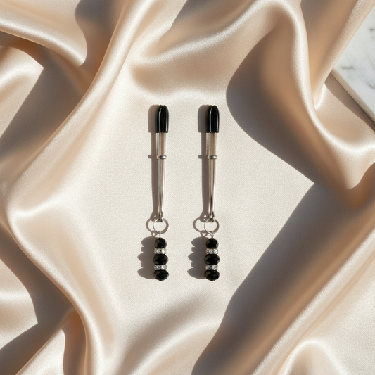 GoldenTease™ Adjustable Nipple Clamps – Beginner Sensation Set