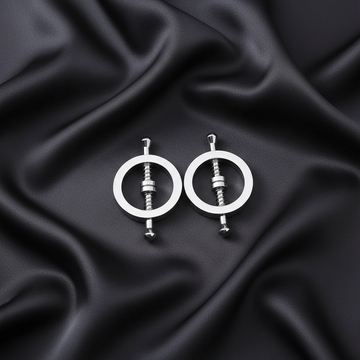 Stainless Steel Adjustable Nipple Clamps Set
