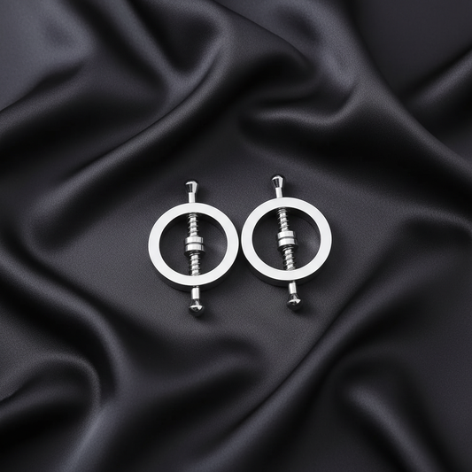 Stainless Steel Adjustable Nipple Clamps Set